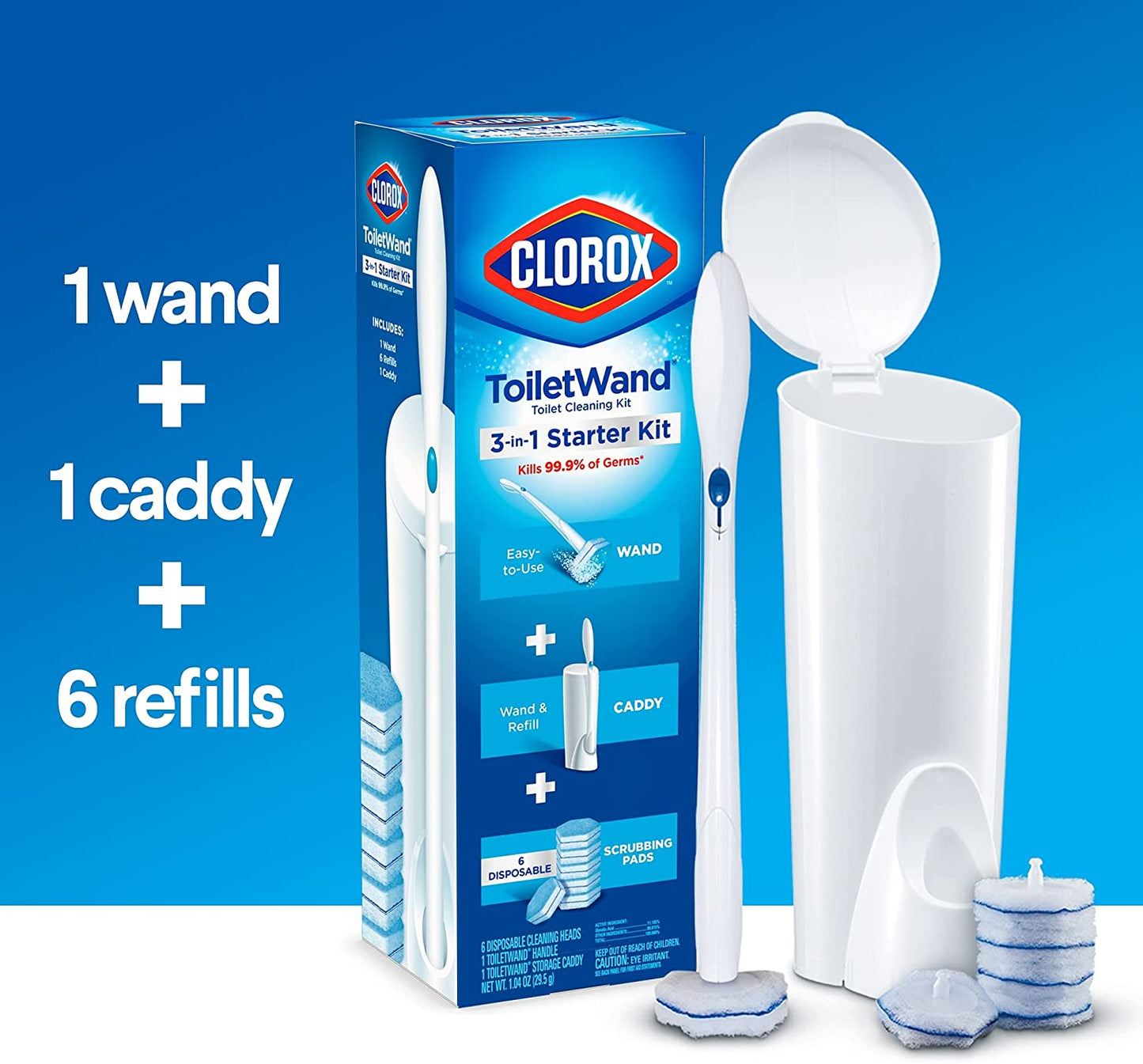 Clorox ToiletWand Disposable Toilet Cleaning System