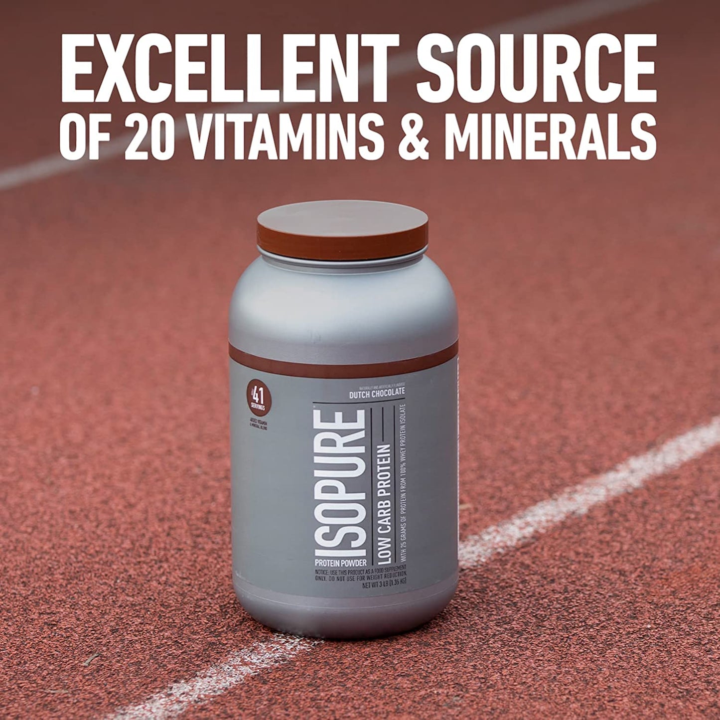 Isopure Creamy Vanilla Whey Isolate Protein Powder