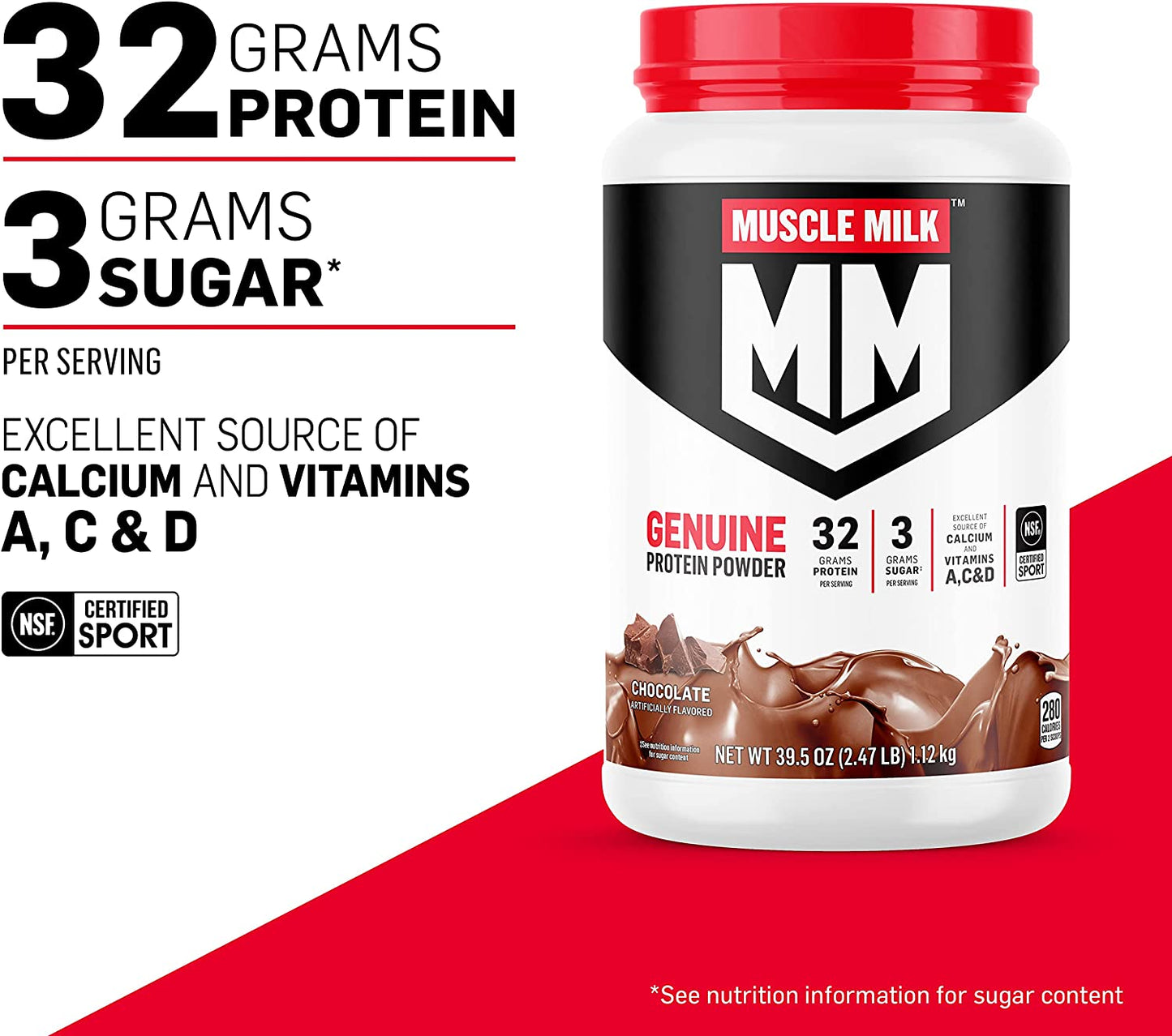 Muscle Milk Genuine Protein Powder